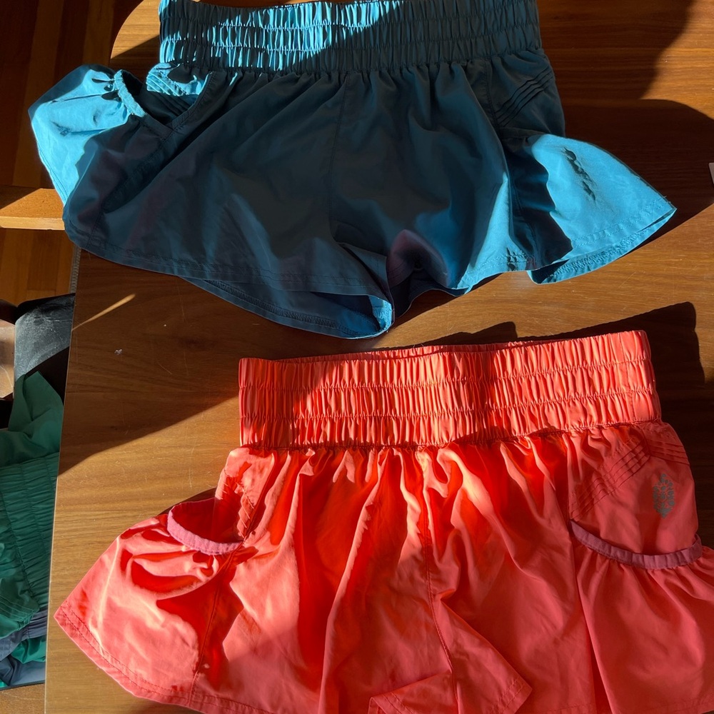 2- FP Movement by Free People Activewear, Get Your Flirt On Shorts size Small